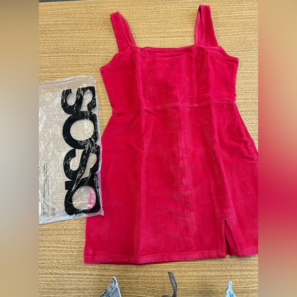 Womens ASOS red dress size 12 - Picture 1 of 3